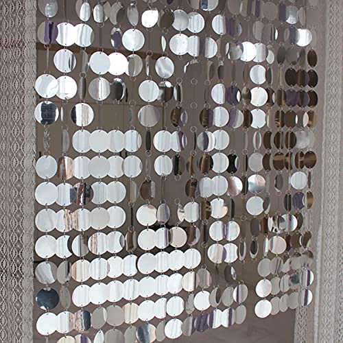 Queenbox 5 Stück 47 Zoll Runder Paillettenvorhang, Streifen, Glitzer, Fransen, Perlen, Quaste, Wandpaneel für Türhintergrund für Hochzeitsfeiern, Silber Queenbox 5 Stück 47 Zoll Runder Paillettenvorhang, Streifen, Glitzer, Fransen, Perlen, Quaste, Wandpaneel für Türhintergrund für Hochzeitsfeiern, Silber von Queenbox