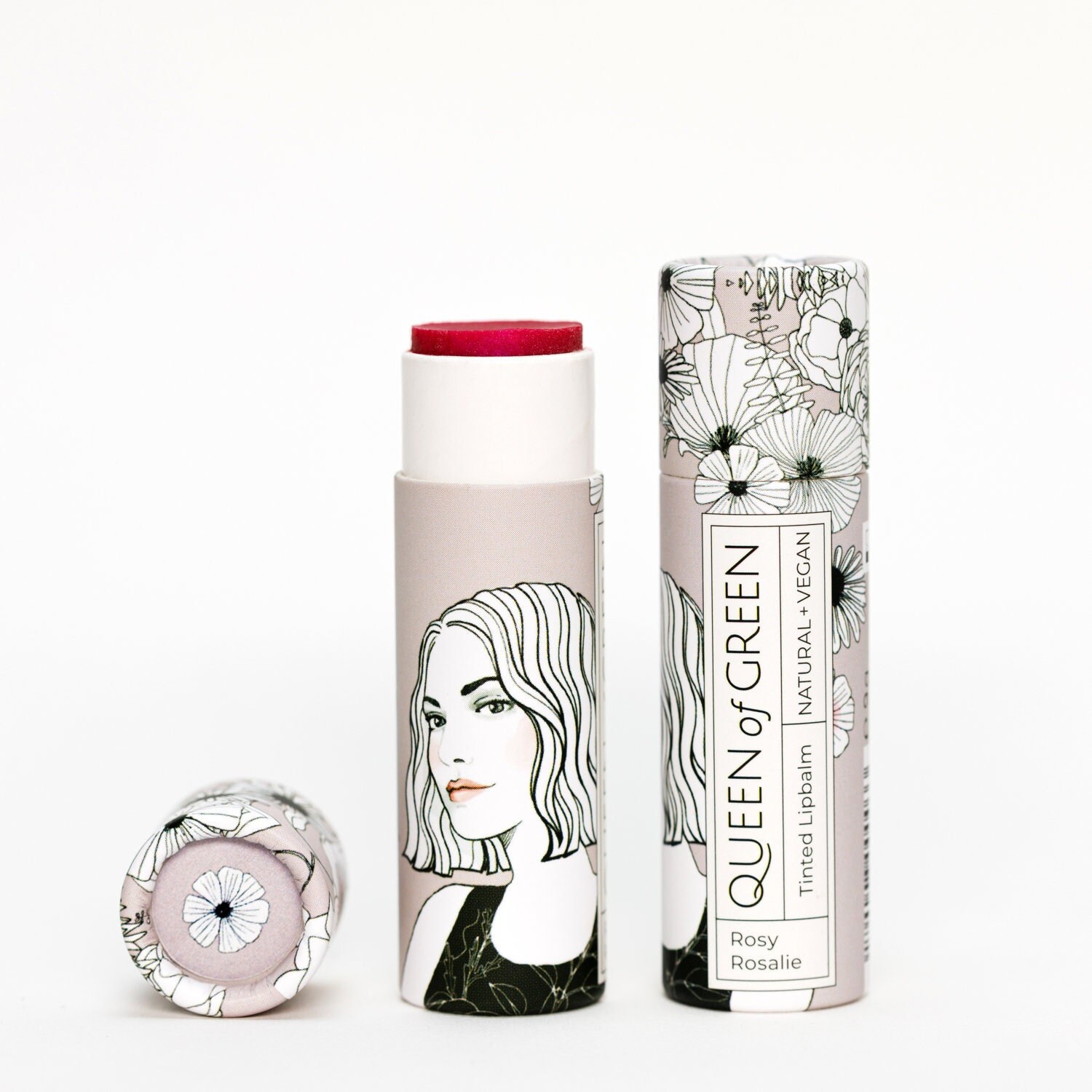 Zart Rosa Getönter Lipbalm, Intensiv Pflegend Dank Bio-Pflaumenkernöl Und Ringelblume. Plastikfreie Handgemachte, Vegane Lippenpflege Zart Rosa Getönter Lipbalm, Intensiv Pflegend Dank Bio-Pflaumenkernöl Und Ringelblume. Plastikfreie Handgemachte, Vegane Lippenpflege von QueenofGreenBeauty
