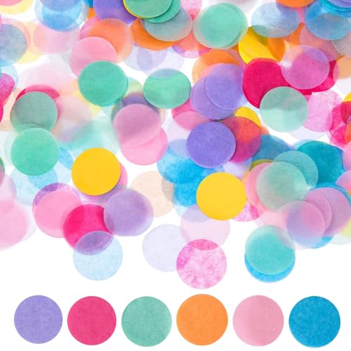 100g Konfetti Bunt,Mehrfarbig Runde Streudeko 2.5cm Groß Konfetti Geburtstag Pastell Mehrfarbig Runde Papierreste für Luftballons Geschenkbox Geburtstag Hochzeit Party Dekoration 100g Konfetti Bunt,Mehrfarbig Runde Streudeko 2.5cm Groß Konfetti Geburtstag Pastell Mehrfarbig Runde Papierreste für Luftballons Geschenkbox Geburtstag Hochzeit Party Dekoration von Queerelele