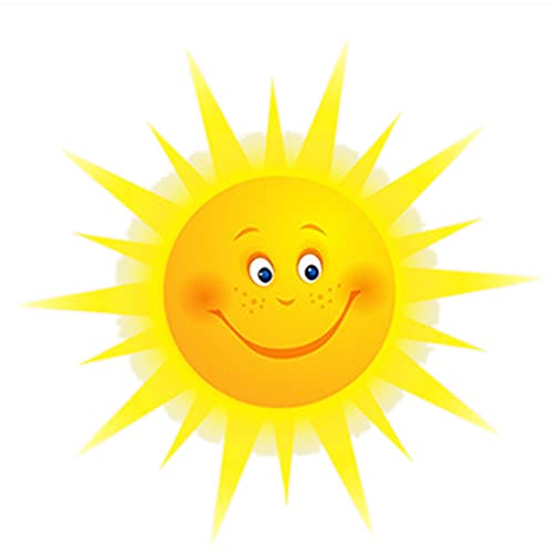 Queerelele Wandaufkleber Sonne Aufklebe Wandtattoo für Kinderzimmer - Wandsticker 32x31cm - Stylische Wand Deko - Kinderzimmer Wohnzimmer Schlafzimmer Queerelele Wandaufkleber Sonne Aufklebe Wandtattoo für Kinderzimmer - Wandsticker 32x31cm - Stylische Wand Deko - Kinderzimmer Wohnzimmer Schlafzimmer von Queerelele
