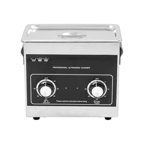 0-30 Minuten Ultraschall-Schmuckreinigungsmaschine mit Heizung und Timer, Edelstahl-Ultraschall-Reinigungsmaschine, Ultraschallmaschine mit Knopfsteuerung für Schmuckgläser 0-30 Minuten Ultraschall-Schmuckreinigungsmaschine mit Heizung und Timer, Edelstahl-Ultraschall-Reinigungsmaschine, Ultraschallmaschine mit Knopfsteuerung für Schmuckgläser von Queeucaer