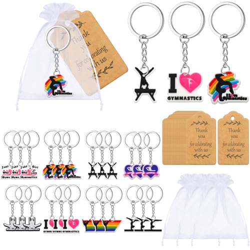 Quelay 24 Stück Gymnastik Party Favors Gymnastik Schlüsselanhänger Gymnastik Party Geschenke Gymnastik Thema Geburtstag Party Supplies mit Organza-Beutel und Dankeschön-Kraftanhänger für Zuhause Quelay 24 Stück Gymnastik Party Favors Gymnastik Schlüsselanhänger Gymnastik Party Geschenke Gymnastik Thema Geburtstag Party Supplies mit Organza-Beutel und Dankeschön-Kraftanhänger für Zuhause von Quelay