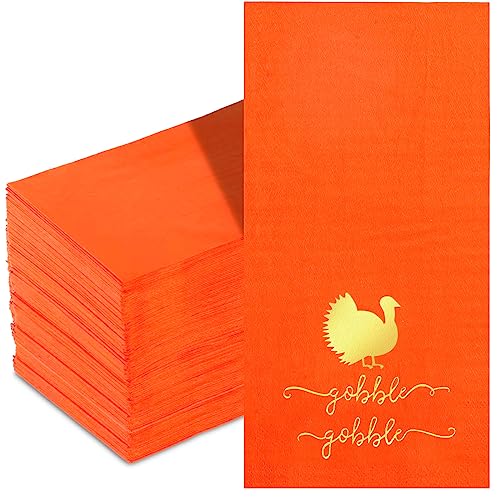 Quera 100 Stück Thanksgiving Truthahn Gästeservietten Türkei Goldfolie Einwegservietten Herbst Ernte Papierservietten Thanksgiving Dinner Party Supplies – Gobble 19,1 x 10,7 cm Quera 100 Stück Thanksgiving Truthahn Gästeservietten Türkei Goldfolie Einwegservietten Herbst Ernte Papierservietten Thanksgiving Dinner Party Supplies – Gobble 19,1 x 10,7 cm von Quera