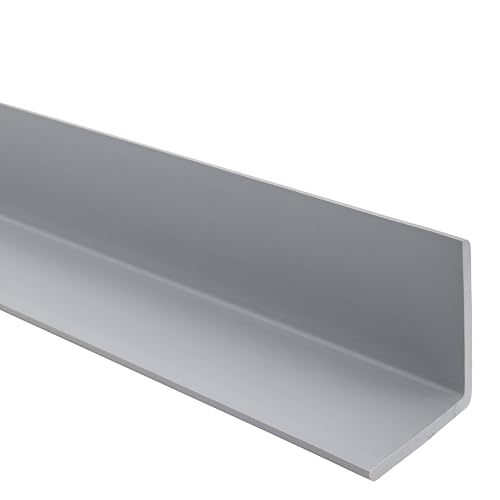 Quest Winkelprofil 27x27mm Kantenschutzwinkel Winkelleiste Eckenschutz – PVC Kunststoff – Ohne Klebeband – 130cm, Grau Quest Winkelprofil 27x27mm Kantenschutzwinkel Winkelleiste Eckenschutz – PVC Kunststoff – Ohne Klebeband – 130cm, Grau von Quest
