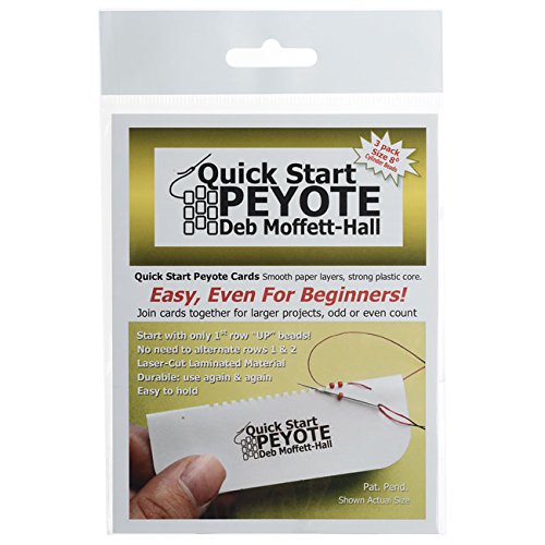 Quick Start Peyote Karten, Größe 8 Zylinder Perlen, pack von 3 Karten von Quick Start Peyote