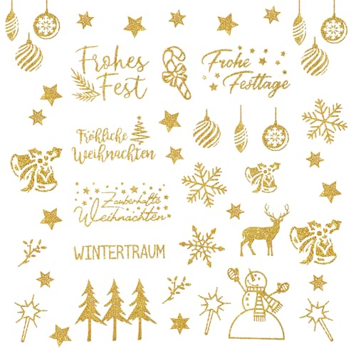 6 Blätter Weihnachtssticker Selbstklebend,Glitzer Weihnachten Aufkleber,Gold Weihnachtssticker,Schneeflocken Aufkleber,Christmas Sticker,für DIY Scrapbooking,Karten Scrapbooking,Geschenke Basteln 6 Blätter Weihnachtssticker Selbstklebend,Glitzer Weihnachten Aufkleber,Gold Weihnachtssticker,Schneeflocken Aufkleber,Christmas Sticker,für DIY Scrapbooking,Karten Scrapbooking,Geschenke Basteln von Quilax