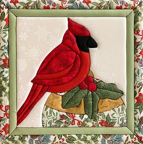 Quilt-Magic No Sew Wall Hanging Kit-Christmas Cardinal Quilt-Magic No Sew Wall Hanging Kit-Christmas Cardinal von Quilt Magic