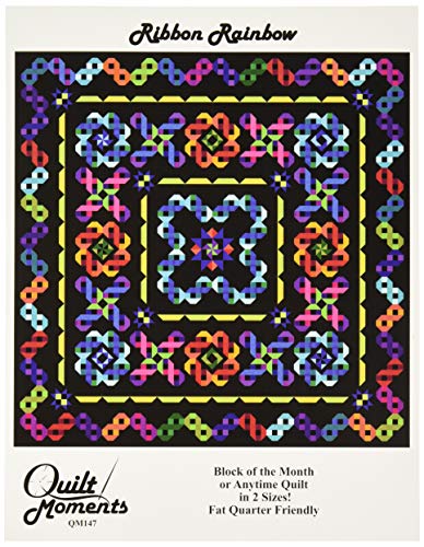 Quilt Moments QM147 Ribbon Rainbow Muster:, Beige/836 von Quilt Moments