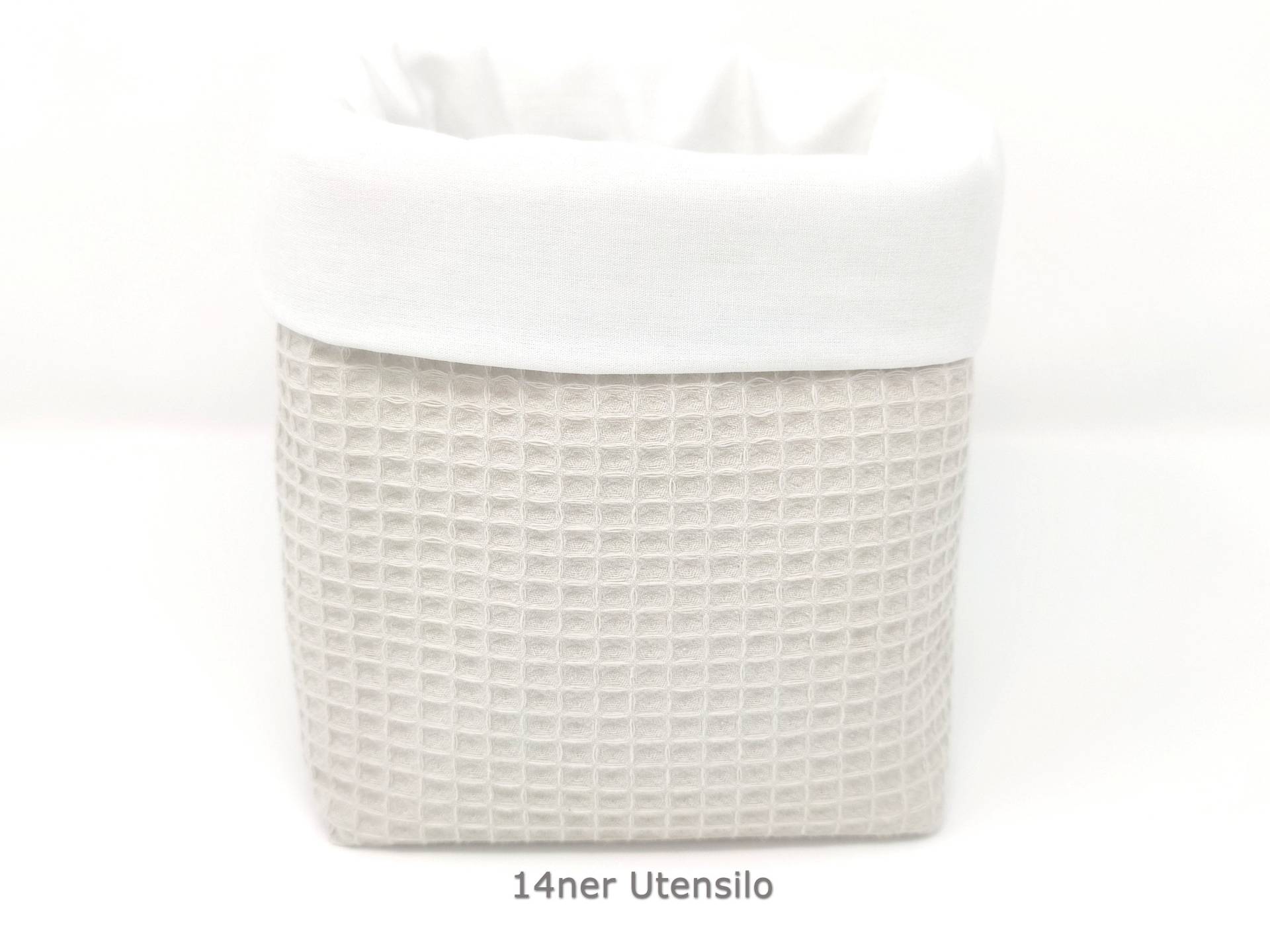 Farbwahl, 14 cm Utensilo, Waffelpique Wählbar, Organizer, Stoffkorb, Windelkorb, Aufbewahrung Farbwahl, 14 cm Utensilo, Waffelpique Wählbar, Organizer, Stoffkorb, Windelkorb, Aufbewahrung von QuiltCottageLove