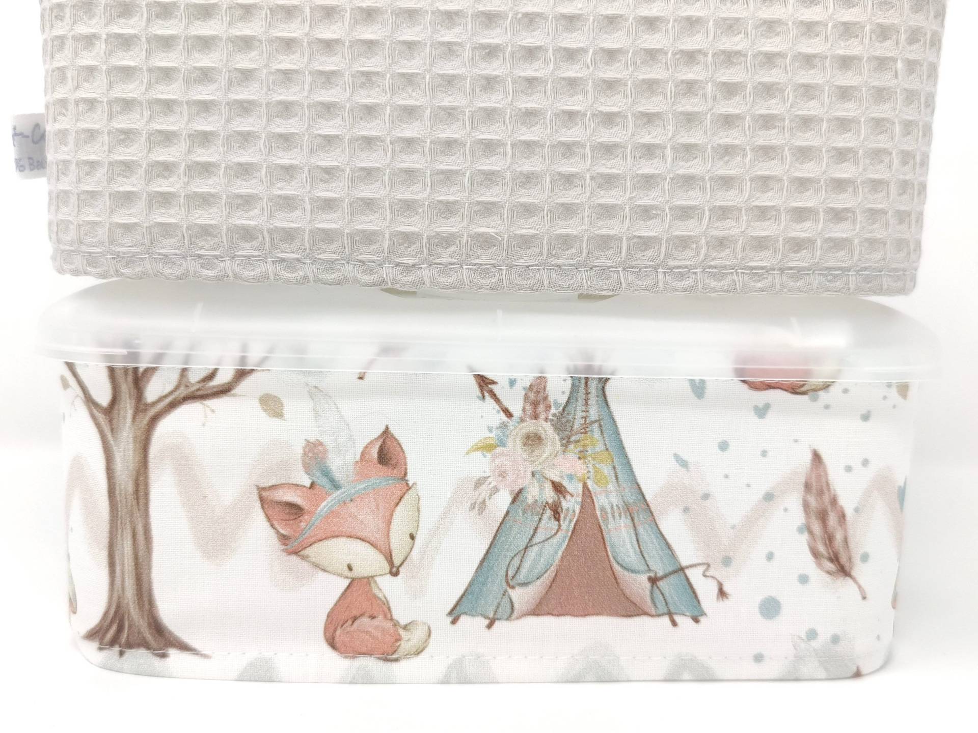Feuchttücherbox Bezug Fuchs, Waldfreunde, Waffelpique Camel, Hellbeige, Creme, Wald, Boho, Auswahl Feuchttücherbox Bezug Fuchs, Waldfreunde, Waffelpique Camel, Hellbeige, Creme, Wald, Boho, Auswahl von QuiltCottageLove