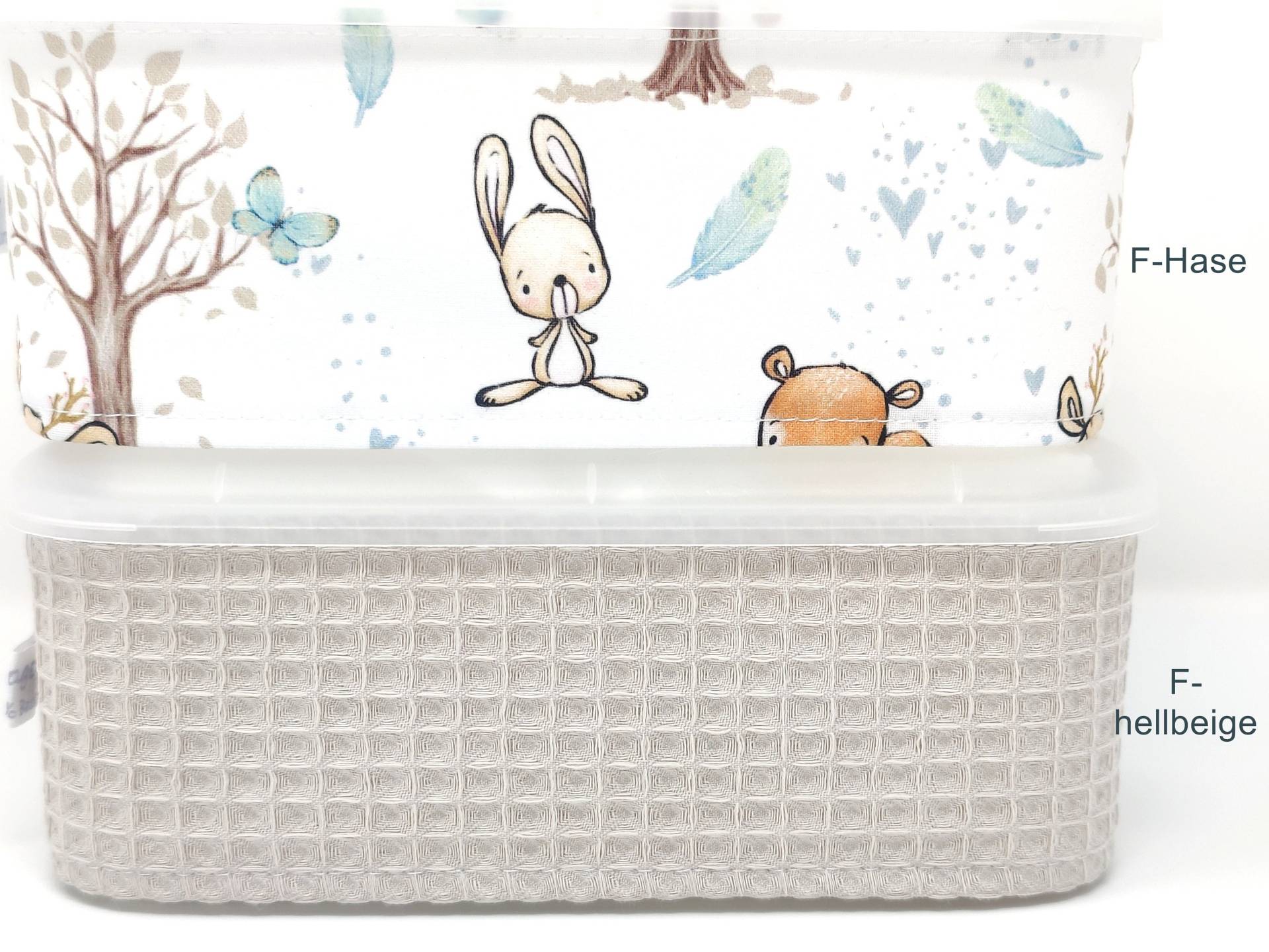Feuchttücherbox Bezug Hase, Fuchs & Waschbär, Waldfreunde, Waffelpique Hellbeige, Wald, Boho, Auswahl, Waldtiere Feuchttücherbox Bezug Hase, Fuchs & Waschbär, Waldfreunde, Waffelpique Hellbeige, Wald, Boho, Auswahl, Waldtiere von QuiltCottageLove