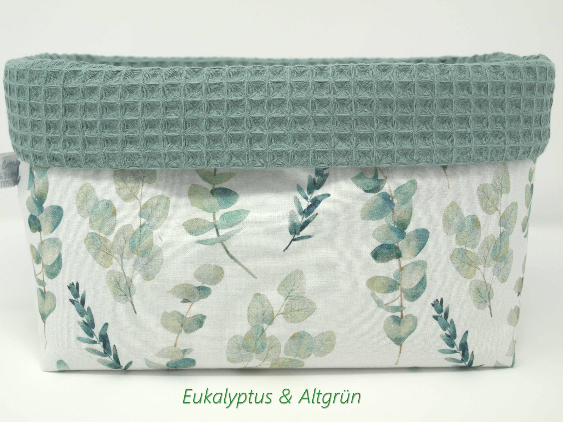 stoffkorb 12x20(L Motivwahl, Eukalyptus/Altgrün, Blueberry/Blush, Waldfreunde/Hellbeige, Regenbogen, Rainbow, Waffelpique Utensilo, Tiere stoffkorb 12x20(L Motivwahl, Eukalyptus/Altgrün, Blueberry/Blush, Waldfreunde/Hellbeige, Regenbogen, Rainbow, Waffelpique Utensilo, Tiere von QuiltCottageLove