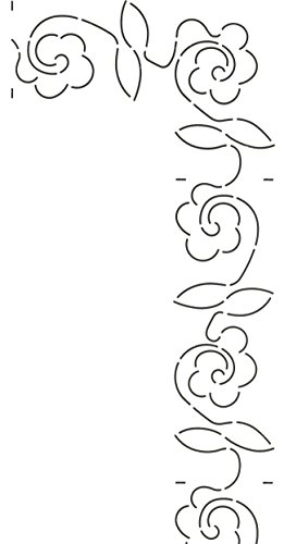 Quilting Creations Rose Border Quilt Stencil by Quilting Creations von Quilting Creations