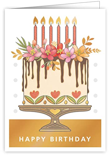 Kartonkuchen mit Kerzen von Quire Collections