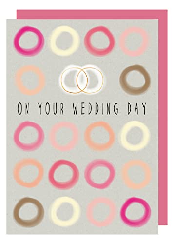 Quire Rough Elegance Card On Your Wedding Day Rings von Quire Collections