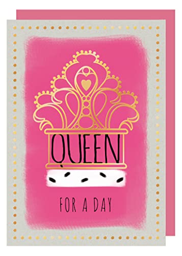 Quire Rough Elegance Karte Queen For A Day von Quire Collections