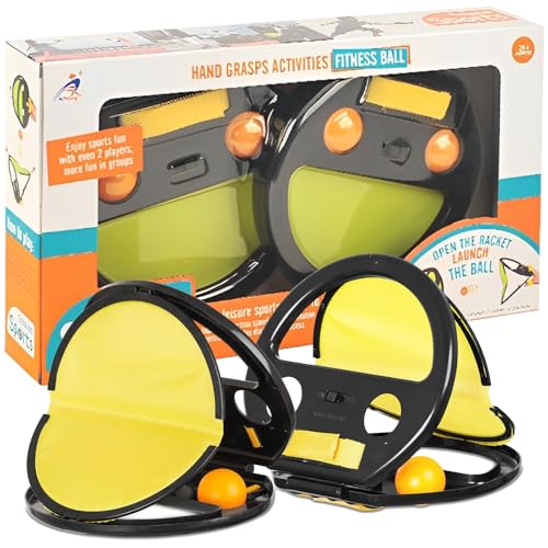 Quixotical 2 Stücke Wurf- und Fangspiel Set, Klettballspiel für Kinder, Wurfspiel Strandspiele Kinder, Outdoor Spielzeug Ballspiele Garden Spiele, für Jungen und Mädchen von 3-10 Jahren Quixotical 2 Stücke Wurf- und Fangspiel Set, Klettballspiel für Kinder, Wurfspiel Strandspiele Kinder, Outdoor Spielzeug Ballspiele Garden Spiele, für Jungen und Mädchen von 3-10 Jahren von Quixotical