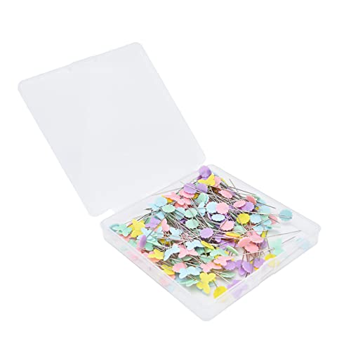 Qukaim 200 Stück Knopfkopfnadeln, niedliche Schmetterlinge für DIY dekorative Positionierung, flacher Kopf, gerade Nadeln zum Nähen, Scrapbooking, Quilten Qukaim 200 Stück Knopfkopfnadeln, niedliche Schmetterlinge für DIY dekorative Positionierung, flacher Kopf, gerade Nadeln zum Nähen, Scrapbooking, Quilten von Qukaim