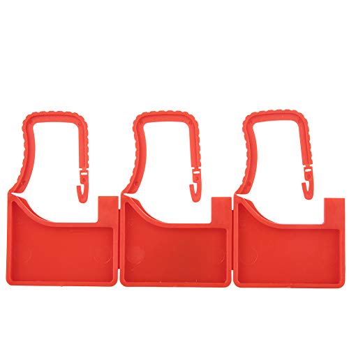 Qukaim Kunststoffschloss, 100 Stück, Einweg-Schloss, selbstsichernd, Etiketten für Koffer, Schuhe, Taschen, rot Qukaim Kunststoffschloss, 100 Stück, Einweg-Schloss, selbstsichernd, Etiketten für Koffer, Schuhe, Taschen, rot von Qukaim