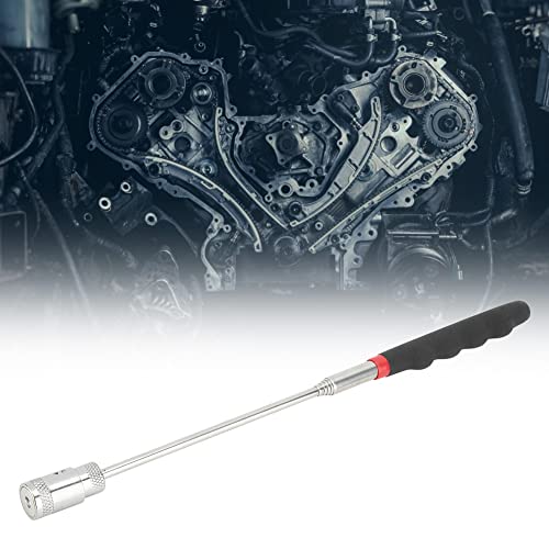Qukaim Starkes magnetisches Pickup-Werkzeug, einziehbare Pickup-Stange mit Licht für Autoreparatur, Schraubenpicking, 60 cm lang, robuster Magnet, ideal für Mechaniker und DIY-Projekte Qukaim Starkes magnetisches Pickup-Werkzeug, einziehbare Pickup-Stange mit Licht für Autoreparatur, Schraubenpicking, 60 cm lang, robuster Magnet, ideal für Mechaniker und DIY-Projekte von Qukaim