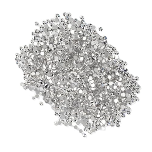 Qukaim Strasssteine, Kristallglas, Nagelkunst, 1440 Stück, Weiß, SS5 (1,7–1,8 mm) von Qukaim