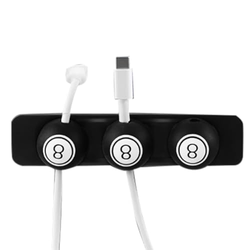 Qukoielly Magnetischer Kabelhalter | Magnetischer Kabelhalter,Abnehmbare Klemme Mit Billard-Design Für Schreibtisch Wand Tisch Nachttisch Zuhause Schlafzimmer Qukoielly Magnetischer Kabelhalter | Magnetischer Kabelhalter,Abnehmbare Klemme Mit Billard-Design Für Schreibtisch Wand Tisch Nachttisch Zuhause Schlafzimmer von Qukoielly