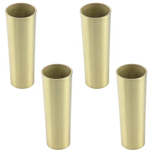 Quluxe 4 Stück 10,2 cm Tischfuß-Abdeckkappen, Zinklegierung, runde Möbelbein-Abdeckung, Bodenschutz, moderner Stil, Tisch-, Stuhl-, Sofa-Füße, Abdeckung – Gold Quluxe 4 Stück 10,2 cm Tischfuß-Abdeckkappen, Zinklegierung, runde Möbelbein-Abdeckung, Bodenschutz, moderner Stil, Tisch-, Stuhl-, Sofa-Füße, Abdeckung – Gold von Quluxe