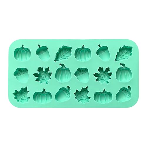 Qumiuu Herbst Silikon Förmchen | 18 Kammern Fondant Kürbis Kiefernzapfen Ahornblätter Form - Einfache Entformung Mini Silikonformen Für Seife Kerze Schokolade Herbst Deko Bastelbedarf Qumiuu Herbst Silikon Förmchen | 18 Kammern Fondant Kürbis Kiefernzapfen Ahornblätter Form - Einfache Entformung Mini Silikonformen Für Seife Kerze Schokolade Herbst Deko Bastelbedarf von Qumiuu