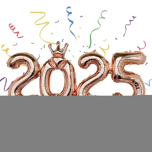 Qumiuu Zahlenballons 2025, Folienballons 2025 | Weihnachtsdekoration Folienballons - Zahlenballon für das neue Jahr für Hochzeiten, Geburtstagsfeiern, Feiertagsfeiern, Feiern Qumiuu Zahlenballons 2025, Folienballons 2025 | Weihnachtsdekoration Folienballons - Zahlenballon für das neue Jahr für Hochzeiten, Geburtstagsfeiern, Feiertagsfeiern, Feiern von Qumiuu