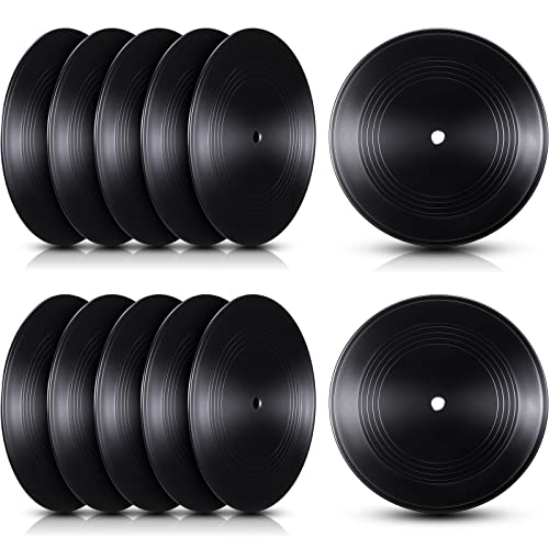 Blanko-Vinyl-Schallplatten, 17.8 cm, CD für Raumdekoration, CD-Wanddekoration, Vinyl-Schallplatten, Dekorationen, unabhängige Raumdekoration, Schlafzimmer, Raumdekoration, DIY-Projekte (24 Stück) von Qunclay