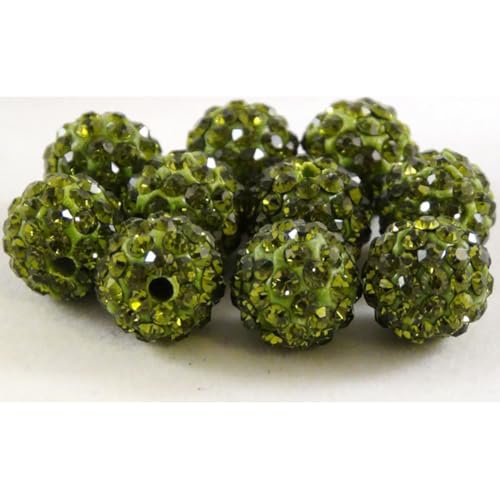 200 Stück 4mm Lindgrün Modelliermassenperlen Runde Perlen mit Strass für Schmuckherstellung DIY Herstellung 200 Stück 4mm Lindgrün Modelliermassenperlen Runde Perlen mit Strass für Schmuckherstellung DIY Herstellung von Quninet