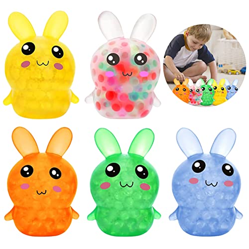 Anti Stress Bälle Ostern, 5 Stück Spielzeug mit Hase Schaumstoffball, Hasenförmige Ball, Squeeze Toy Ostern, Hasen Bälle Fidget Toy, Hase Spielzeug für Ostern Geschenk Mitgebsel Kindergeburtstag Anti Stress Bälle Ostern, 5 Stück Spielzeug mit Hase Schaumstoffball, Hasenförmige Ball, Squeeze Toy Ostern, Hasen Bälle Fidget Toy, Hase Spielzeug für Ostern Geschenk Mitgebsel Kindergeburtstag von Qunkun