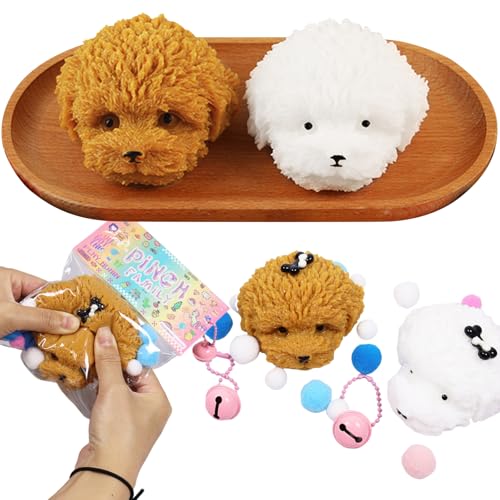 Squishy Toy Hund, Anti Stress Spielzeug, 2 Stück Tiere Squeeze Spielzeug, Squishy Tiere Spielzeug, Hilft Stress Abzubauen Spielzeug für Kinder und Erwachsene, Mitgebsel Kindergeburtstag Squishy Toy Hund, Anti Stress Spielzeug, 2 Stück Tiere Squeeze Spielzeug, Squishy Tiere Spielzeug, Hilft Stress Abzubauen Spielzeug für Kinder und Erwachsene, Mitgebsel Kindergeburtstag von Qunkun