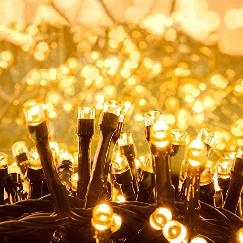 Quntis 10m 100 LED Lichterkette Außen Warmweiß, Lichterkette Strombetrieben, 8 Modi Weihnachtsbeleuchtung Innen, IP44 Weihnachtsdeko für Weihnachtsbaum Garten Büsche Balkon Terrasse Zimmer Kranz Quntis 10m 100 LED Lichterkette Außen Warmweiß, Lichterkette Strombetrieben, 8 Modi Weihnachtsbeleuchtung Innen, IP44 Weihnachtsdeko für Weihnachtsbaum Garten Büsche Balkon Terrasse Zimmer Kranz von Quntis