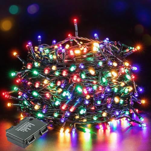 Quntis 40m 300 Bunt LED Lichterkette Außen Batterie Timer IP44 8 Modi Outdoor Weihnachtsbeleuchtung für Weinachtsbaum Garten Büsche Balkon Terrasse Weihnachtsdeko Innen für Zimmer Party Fenster Haus Quntis 40m 300 Bunt LED Lichterkette Außen Batterie Timer IP44 8 Modi Outdoor Weihnachtsbeleuchtung für Weinachtsbaum Garten Büsche Balkon Terrasse Weihnachtsdeko Innen für Zimmer Party Fenster Haus von Quntis