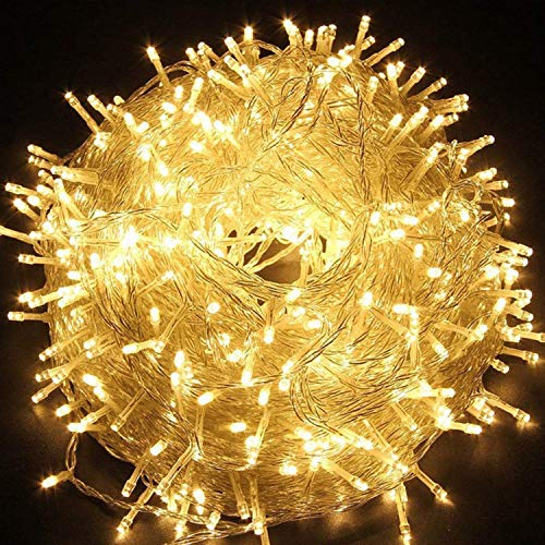 Quntis 500 LEDs 100m Lichterkette, Weihnachtsdeko Strombetrieb mit 8 Modi & Memoryfunktion für Außen und Innen, wasserdicht, Beleuchtung für Xmas,Hochzeit, Geburtstag, Party, Garten von Quntis