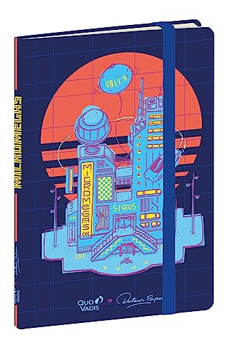 QUO VADIS - Kollektion: Doktor Paper Notizbuch, 21, liniert, mit Gummiband, 15 x 21 cm, Stadt QUO VADIS - Kollektion: Doktor Paper Notizbuch, 21, liniert, mit Gummiband, 15 x 21 cm, Stadt von QUO VADIS