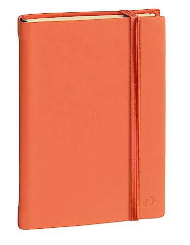 QUO VADIS - Kollektion: Silk Notizbuch, 15, liniert, mit Gummiband, 10 x 15 cm, Orange Apricot QUO VADIS - Kollektion: Silk Notizbuch, 15, liniert, mit Gummiband, 10 x 15 cm, Orange Apricot von QUO VADIS