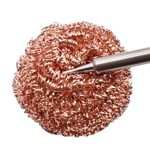 Quorvex Lötzinn Reinigungsdraht Ball - Hitzebeständiger Reinigungsball Für Lötkolben - Reinigungsdrahtschwamm Für Elektronikreparaturen Quorvex Lötzinn Reinigungsdraht Ball - Hitzebeständiger Reinigungsball Für Lötkolben - Reinigungsdrahtschwamm Für Elektronikreparaturen von Quorvex