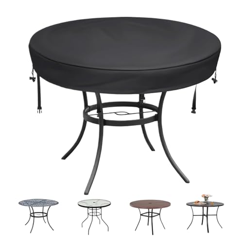 Quorvex Tischdecke für den Außenbereich, staubdicht, rund, staubdicht, für Buffet, Picknick, Partys, Stühle, Esszimmer, Küche, Camping von Quorvex
