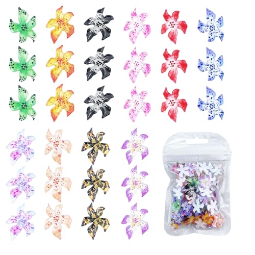 100 Stück Blumen-Nagelkunst-Anhänger, 3D-Hawaii-Blumen-Charms, bunte Blumen-Nagel-Strasssteine, Edelsteine, Maniküre-Dekoration für DIY-Nageldesigns 100 Stück Blumen-Nagelkunst-Anhänger, 3D-Hawaii-Blumen-Charms, bunte Blumen-Nagel-Strasssteine, Edelsteine, Maniküre-Dekoration für DIY-Nageldesigns von Qusmeiyici
