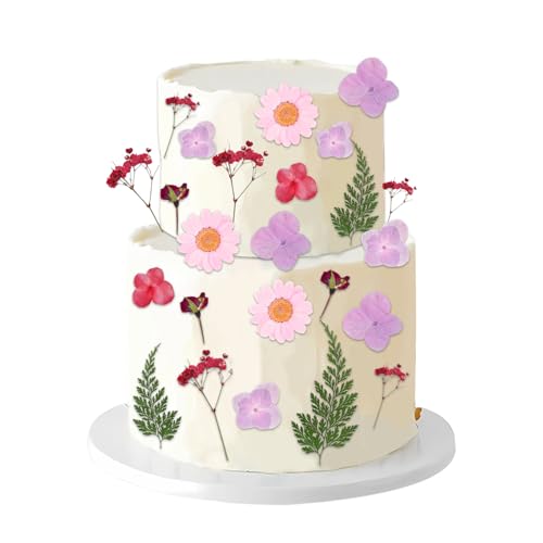 Wildblume Kuchen Dekoration, Rose Blume Kuchen Toppers Floral Kuchen Dekoration für Hochzeit Geburtstag Party Wildblume Kuchen Dekoration, Rose Blume Kuchen Toppers Floral Kuchen Dekoration für Hochzeit Geburtstag Party von Qusmeiyici