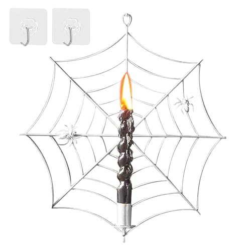 Qutalmi Gotischer Kerzenhalter | Wandmontierter Kerzenhalter Für Spitzkerzen | Festlicher Ständer Für Feiertags Wand Schlafzimmer Flur Party Dekoration von Qutalmi
