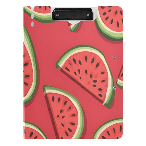 Quteprint Faltbares Klemmbrett mit Sommerwassermelonen-Muster, A4-Aktenordner mit doppelten Metall-Clips, Stiftschlitz – wasserabweisend, Dokumenten-Organizer, Akten-Klemmbretter für Büro, Schule Quteprint Faltbares Klemmbrett mit Sommerwassermelonen-Muster, A4-Aktenordner mit doppelten Metall-Clips, Stiftschlitz – wasserabweisend, Dokumenten-Organizer, Akten-Klemmbretter für Büro, Schule von Quteprint