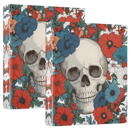Quteprint Ringbuch mit 3 Ringen, 3,8 cm, mit 3 transparenten Taschen, Klemmbrett und 200 Blatt für Büro/Schule/Zuhause, 2 Stück Quteprint Ringbuch mit 3 Ringen, 3,8 cm, mit 3 transparenten Taschen, Klemmbrett und 200 Blatt für Büro/Schule/Zuhause, 2 Stück von Quteprint