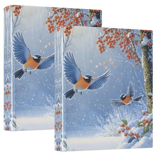 Quteprint Ringbuch mit 3 Ringen, 3,8 cm, rund, mit 3 transparenten Taschen, Klemmbrett und 200 Blatt für Büro, Schule, Zuhause, 2 Stück Quteprint Ringbuch mit 3 Ringen, 3,8 cm, rund, mit 3 transparenten Taschen, Klemmbrett und 200 Blatt für Büro, Schule, Zuhause, 2 Stück von Quteprint