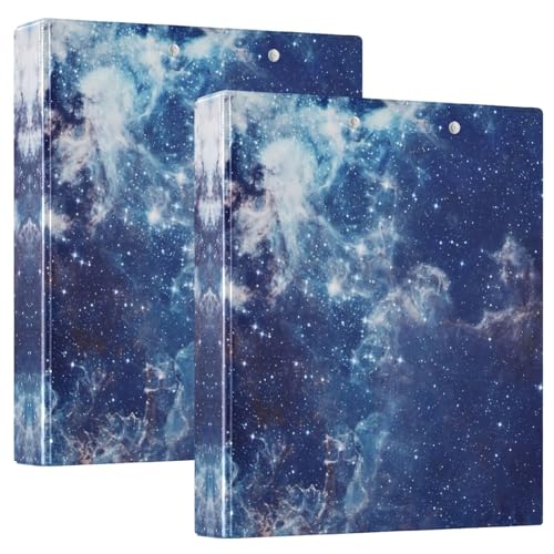 Quteprint Ringbuch mit 3 Ringen, Galaxie, Weltraum, Universum, Sterne, 3,8 cm, runder Ringordner mit 3 transparenten Innentaschen, Ordner-Organizer mit Klemmbrett für Büro, Zuhause, Schule, hält 200 Quteprint Ringbuch mit 3 Ringen, Galaxie, Weltraum, Universum, Sterne, 3,8 cm, runder Ringordner mit 3 transparenten Innentaschen, Ordner-Organizer mit Klemmbrett für Büro, Zuhause, Schule, hält 200 von Quteprint