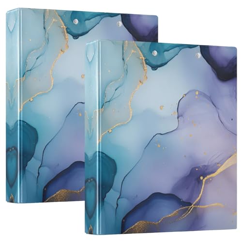 Quteprint Ringbuch mit 3 Ringen, Marmorierfarbe, 3,8 cm, runder Ringordner mit 3 transparenten Taschen, Klemmbrett und Platz für 200 Blatt für Büro/Schule/Zuhause Quteprint Ringbuch mit 3 Ringen, Marmorierfarbe, 3,8 cm, runder Ringordner mit 3 transparenten Taschen, Klemmbrett und Platz für 200 Blatt für Büro/Schule/Zuhause von Quteprint