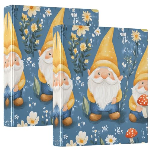Quteprint Ringbuch mit 3 Ringen, Zwerge, Blumen, Pflanzen, Pilz, 3,8 cm, runder Ringordner mit 3 transparenten Taschen, Klemmbrett und hält 200 Blatt für Büro/Schule/Zuhause Quteprint Ringbuch mit 3 Ringen, Zwerge, Blumen, Pflanzen, Pilz, 3,8 cm, runder Ringordner mit 3 transparenten Taschen, Klemmbrett und hält 200 Blatt für Büro/Schule/Zuhause von Quteprint