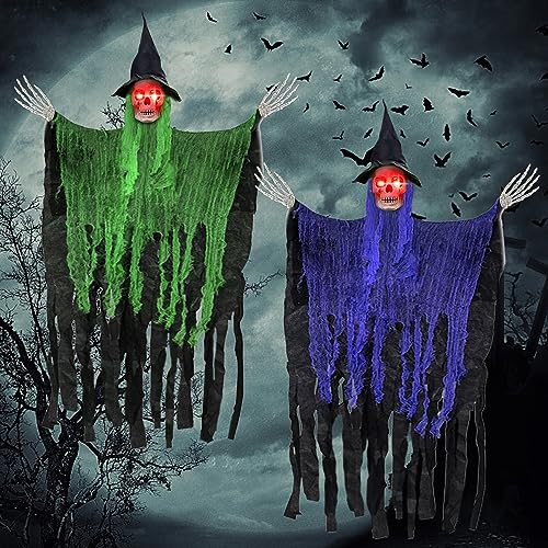 Halloween Deko Outdoor 2pcs, Halloween Deko Horror Hägende Ghost105x85cm,Halloween Dekoration Grim Reaper Skeleton Door Curtain, Halloween Geist zum Aufhängen Halloween Dekoration Party Garten Halloween Deko Outdoor 2pcs, Halloween Deko Horror Hägende Ghost105x85cm,Halloween Dekoration Grim Reaper Skeleton Door Curtain, Halloween Geist zum Aufhängen Halloween Dekoration Party Garten von Quunoot